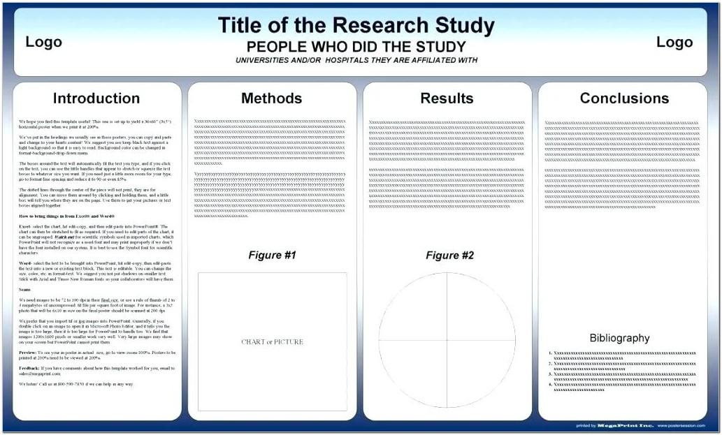 A4 Size Research Poster Templates Free Download