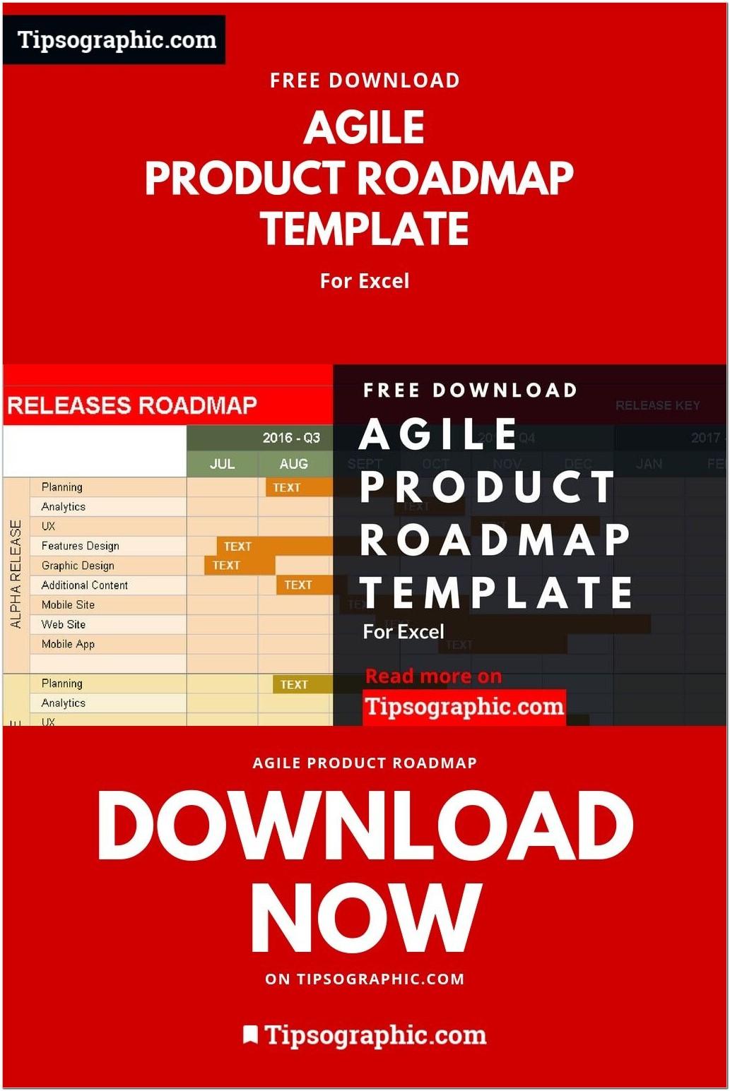 Agile Product Roadmap Template Free