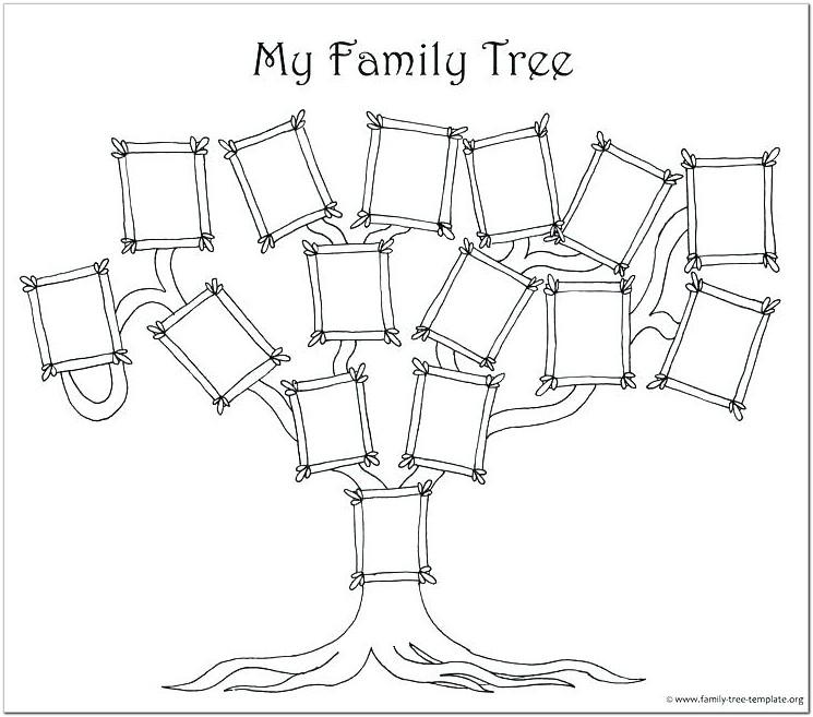 Blank Family Tree Template For Mac