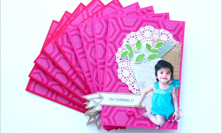 1st Bday Invitation Card For Baby Girl