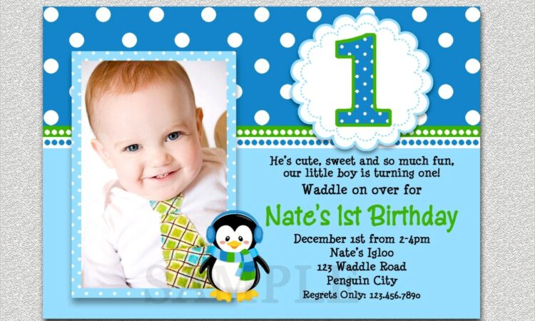 1st Birthday And Baptism Combined Invitations