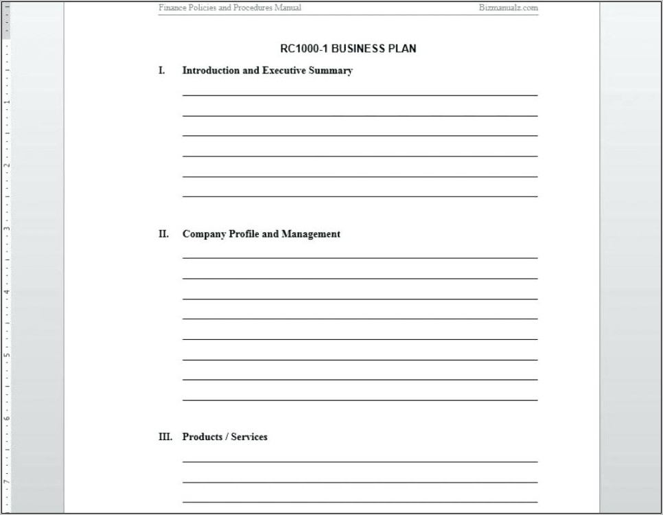 Business Continuity Plan Example Document