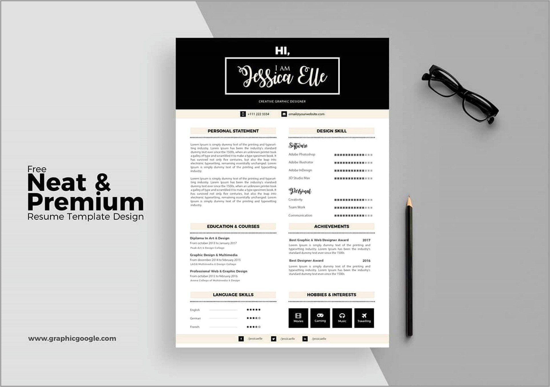 Curriculum Vitae Template Free Download For Students