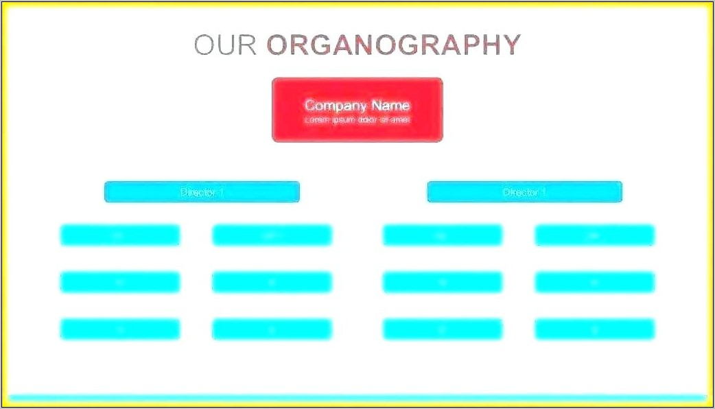 Organizational Chart Ppt Template Free