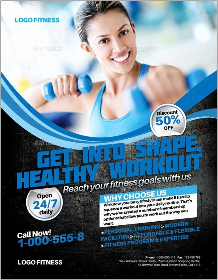 Personal Training Flyer Templates Free