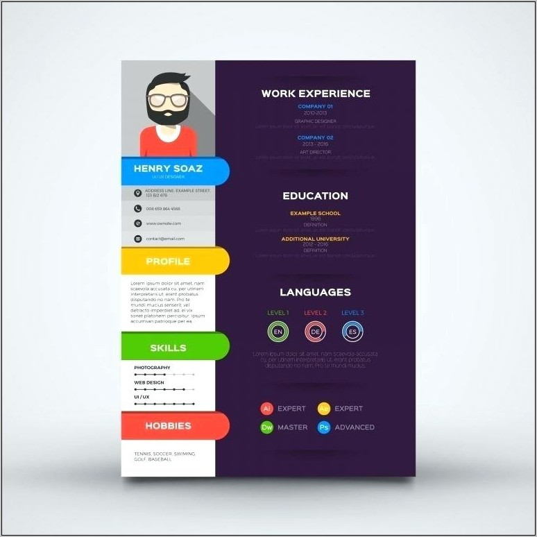 Creative Cv Templates Free Download Word Document