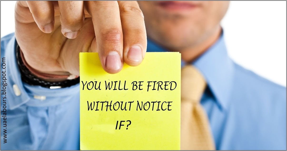 Termination Of Employment Contract Notice Period