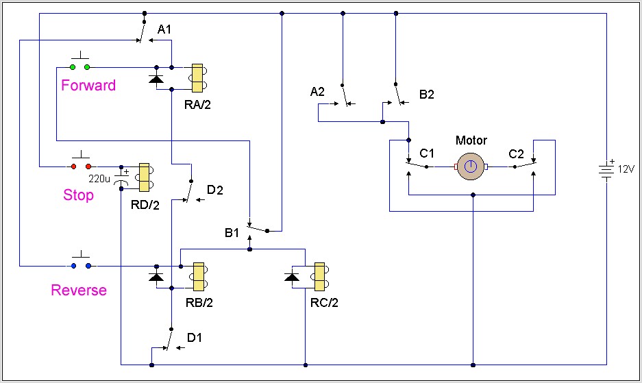 12v Dc Relay Circuit Diagram