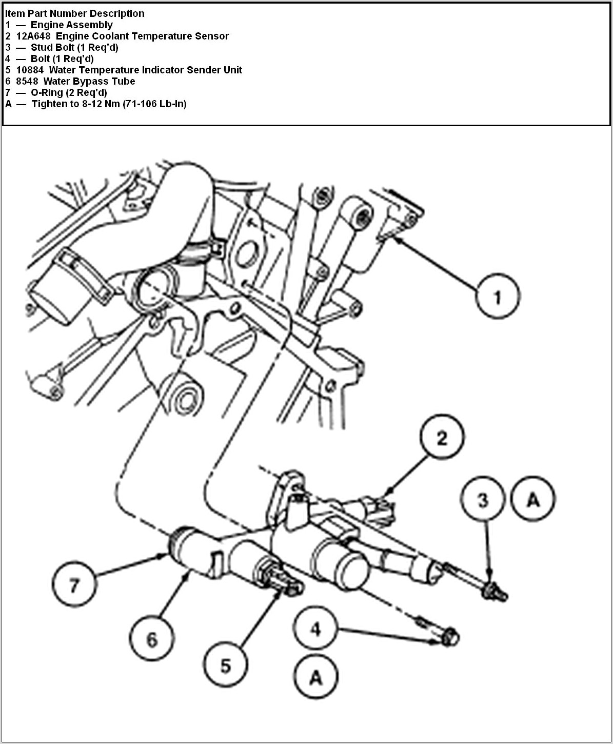 1999 Ford Expedition Heater Hose Diagram