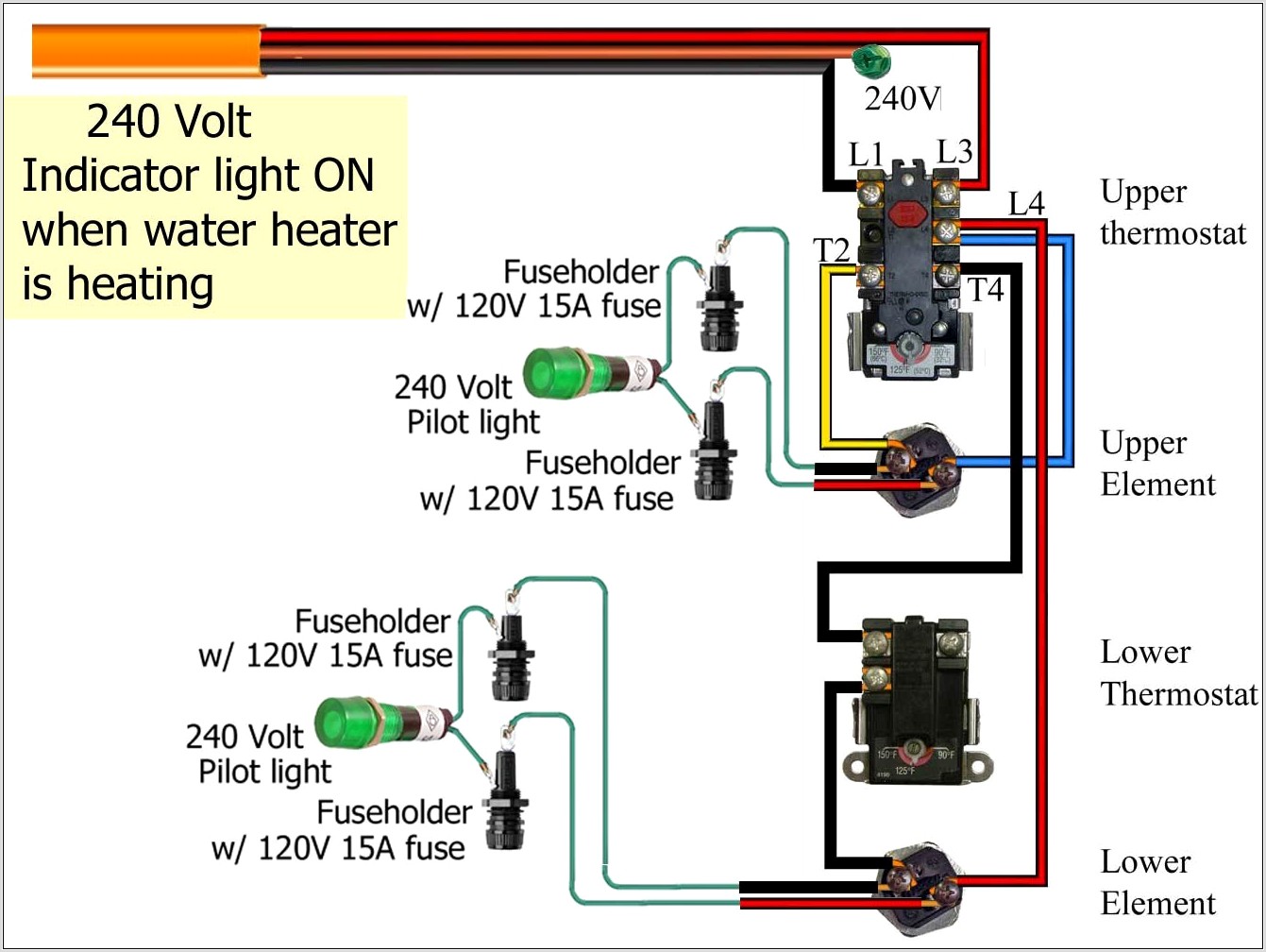 240v Electric Water Heater Wiring Diagram