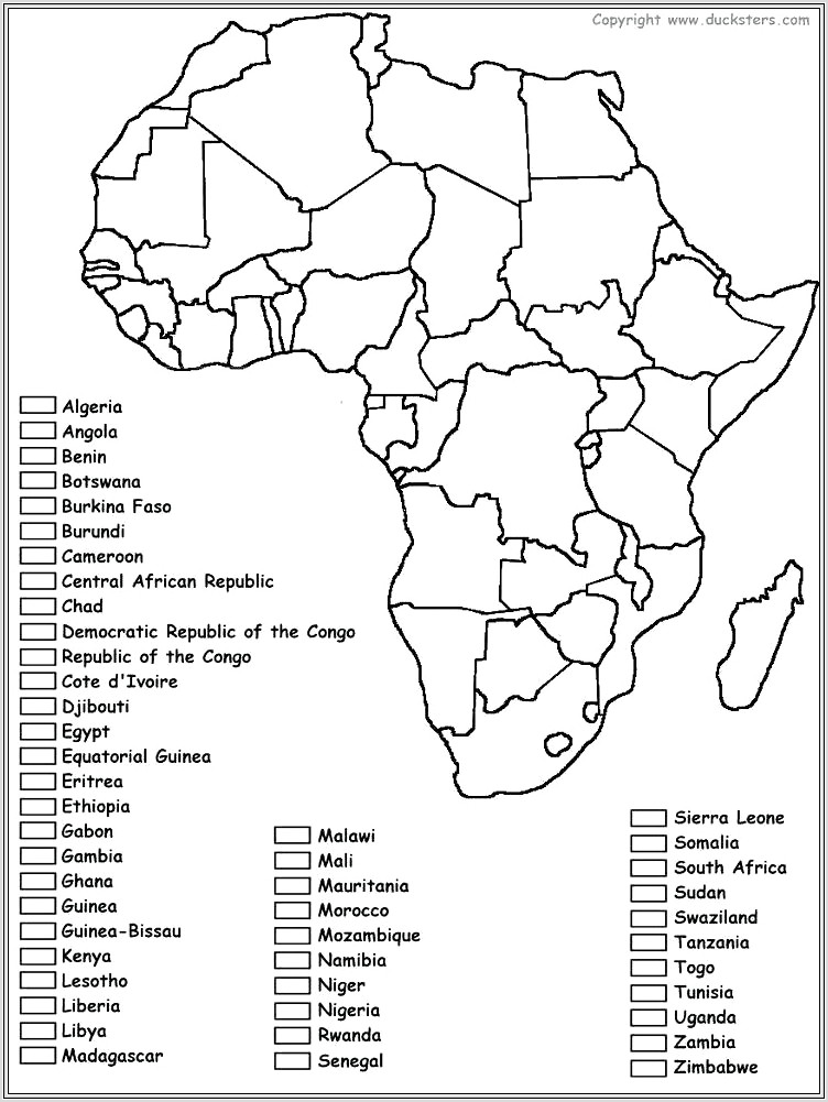 2nd Grade Continents Worksheet