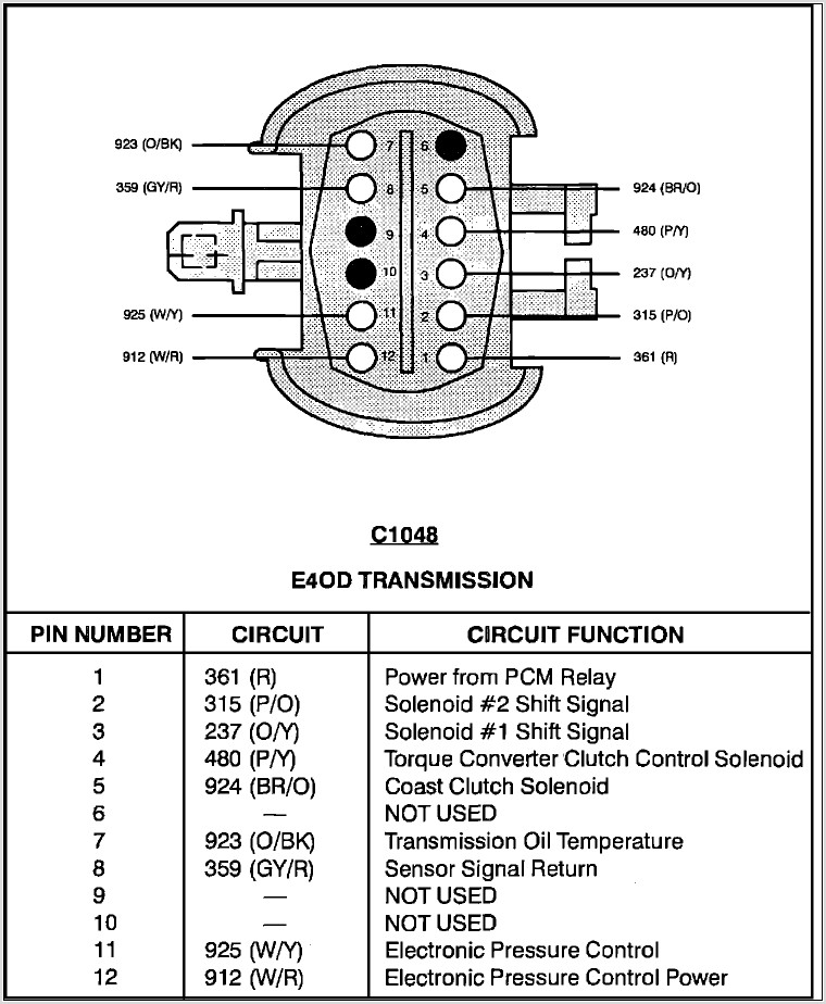 4r100 Transmission Wiring Diagram