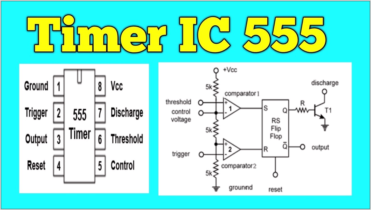 555 Timer Circuit Pin Diagram