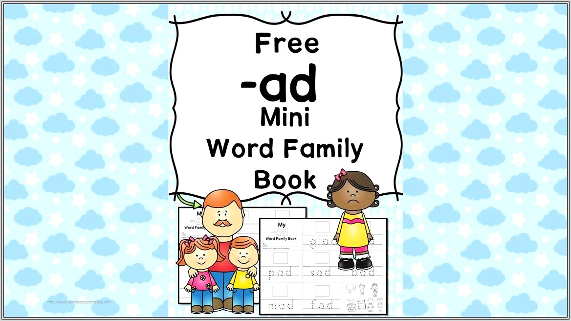 Ack Word Family Printable Book