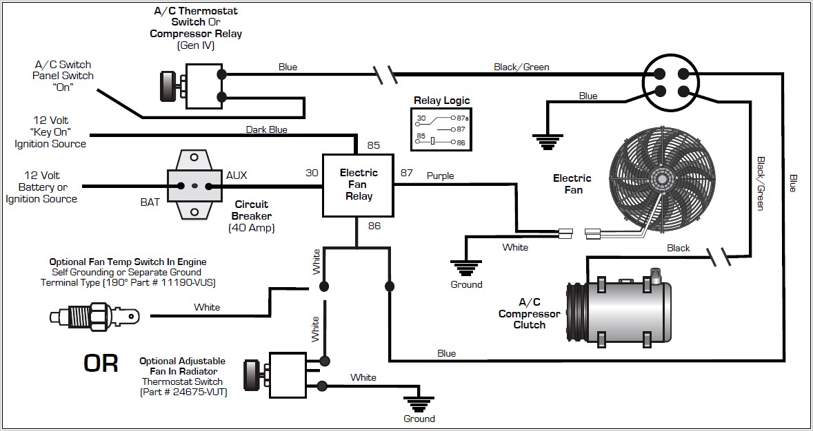 Car Ac Compressor Wiring Diagram