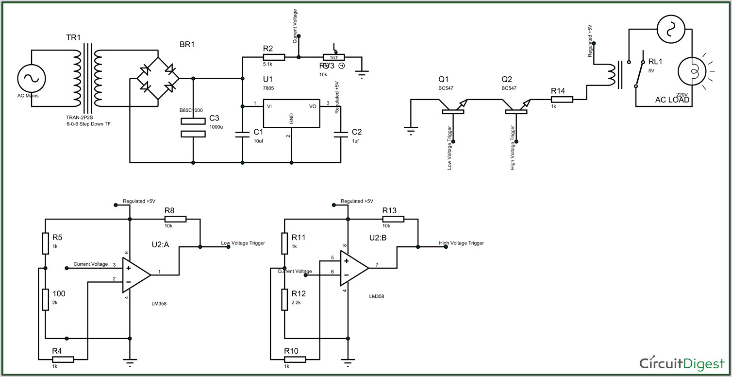 Circuit Breaker Diagram Schematic