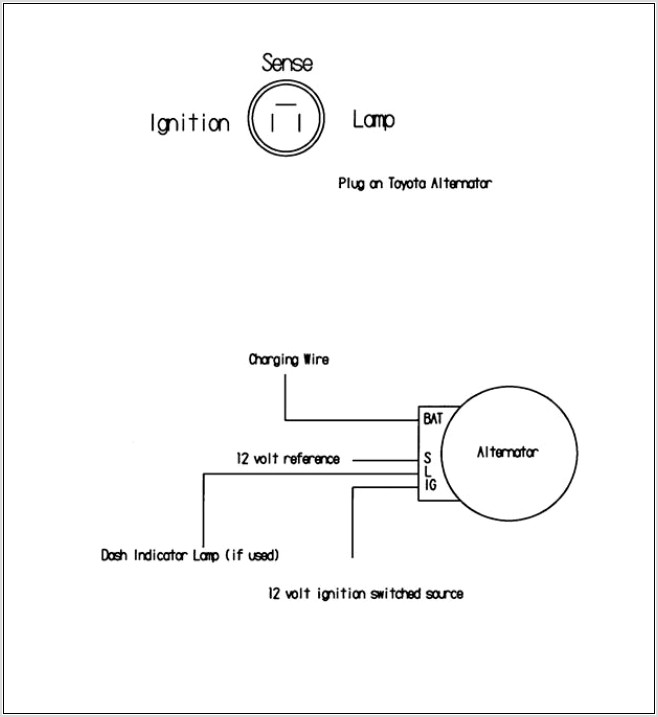 Denso One Wire Alternator Diagram