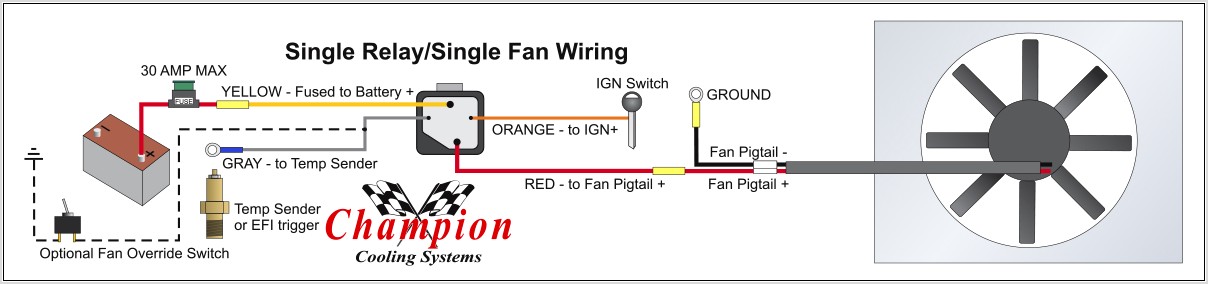 Electric Fan Switch Diagram