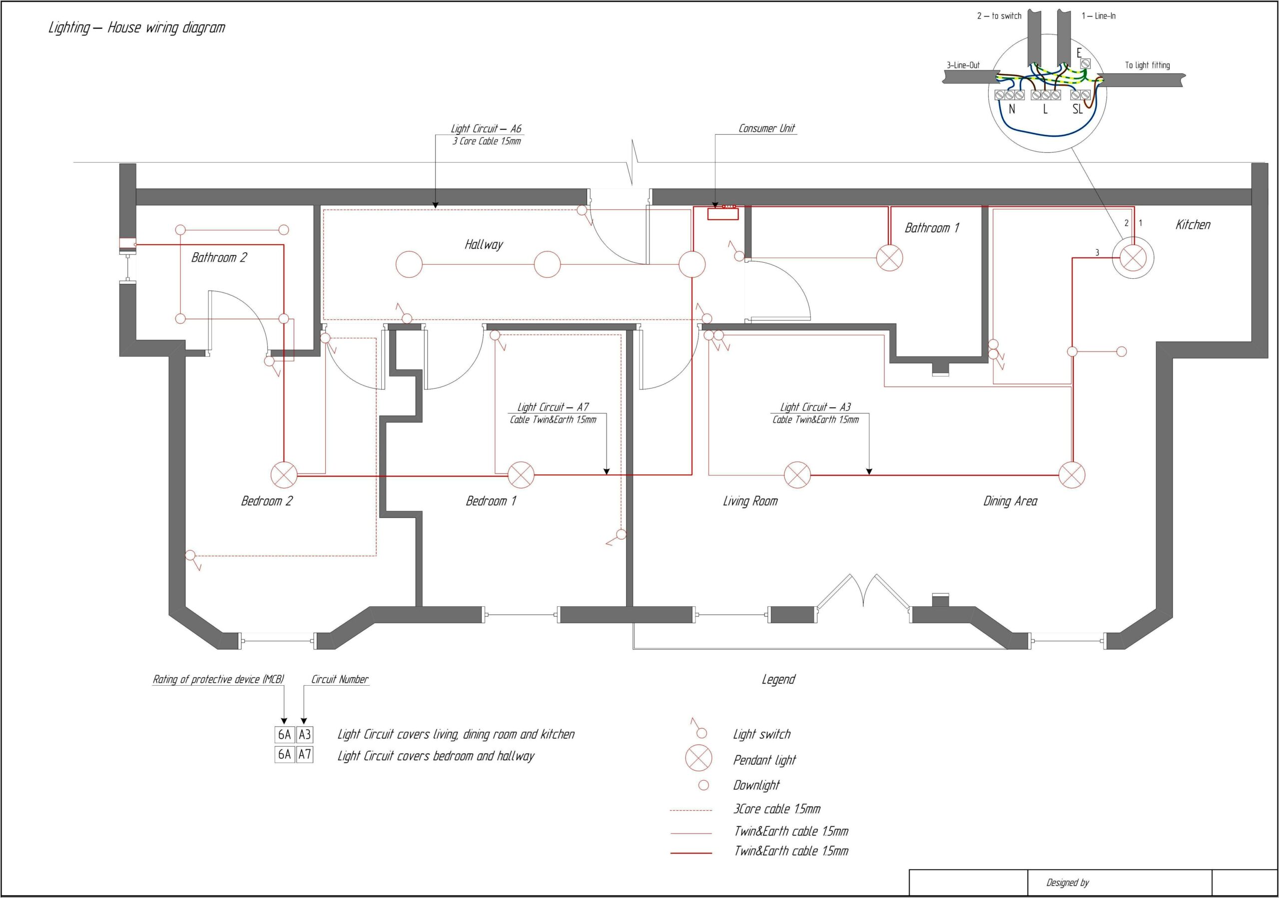 Electrical Schematic Diagram For House