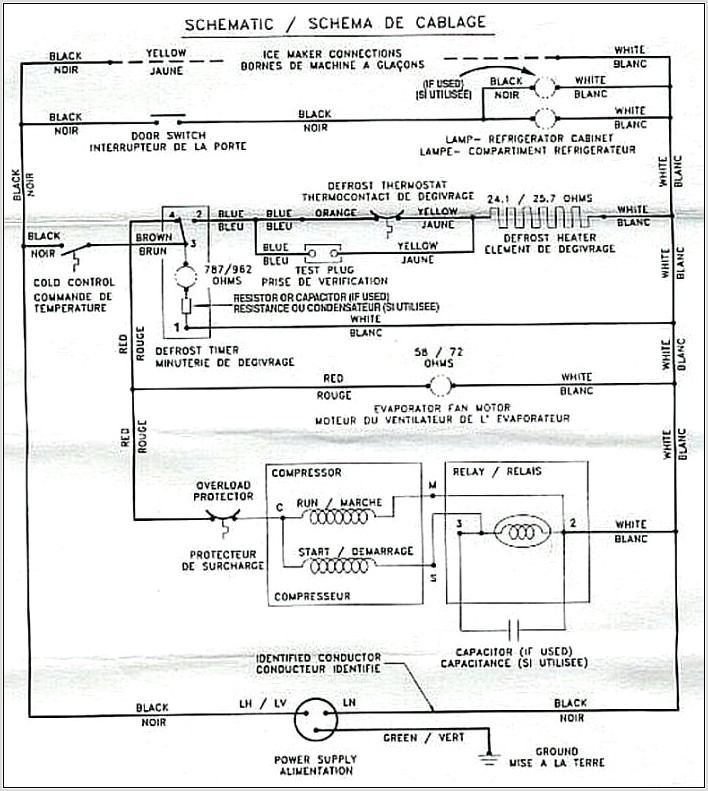 Frigidaire Refrigerator Drain Line Diagram