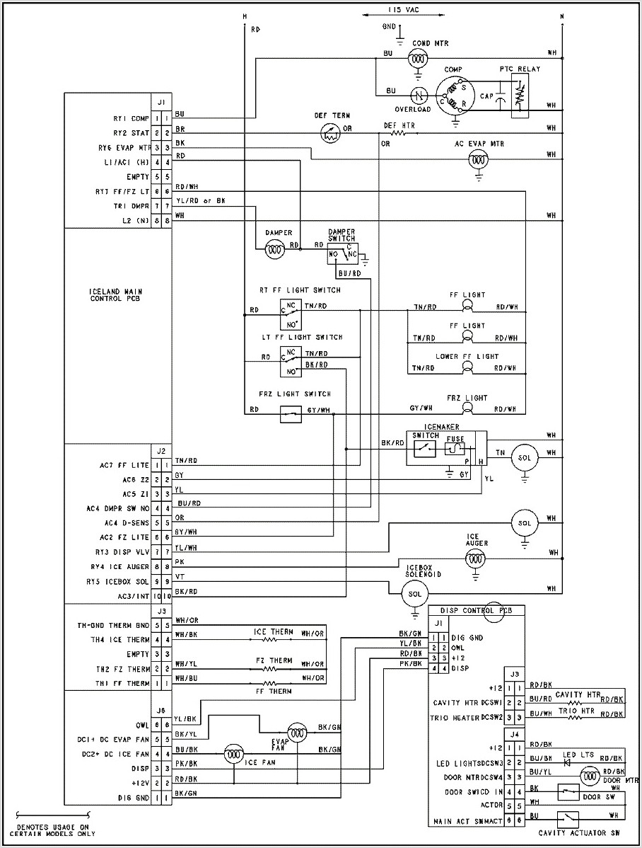 Ge Refrigerator Wiring Diagram Pdf