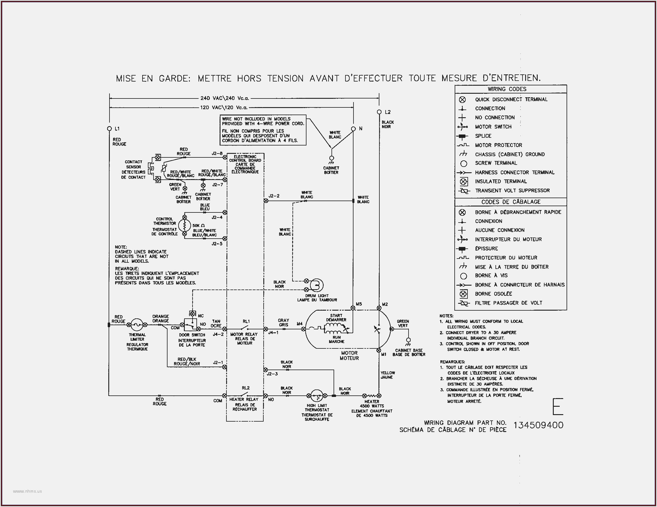 Kenmore 110 Dryer Wiring Diagram