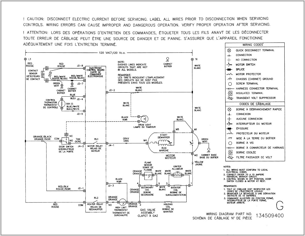 Kenmore Electric Dryer Wiring Diagram