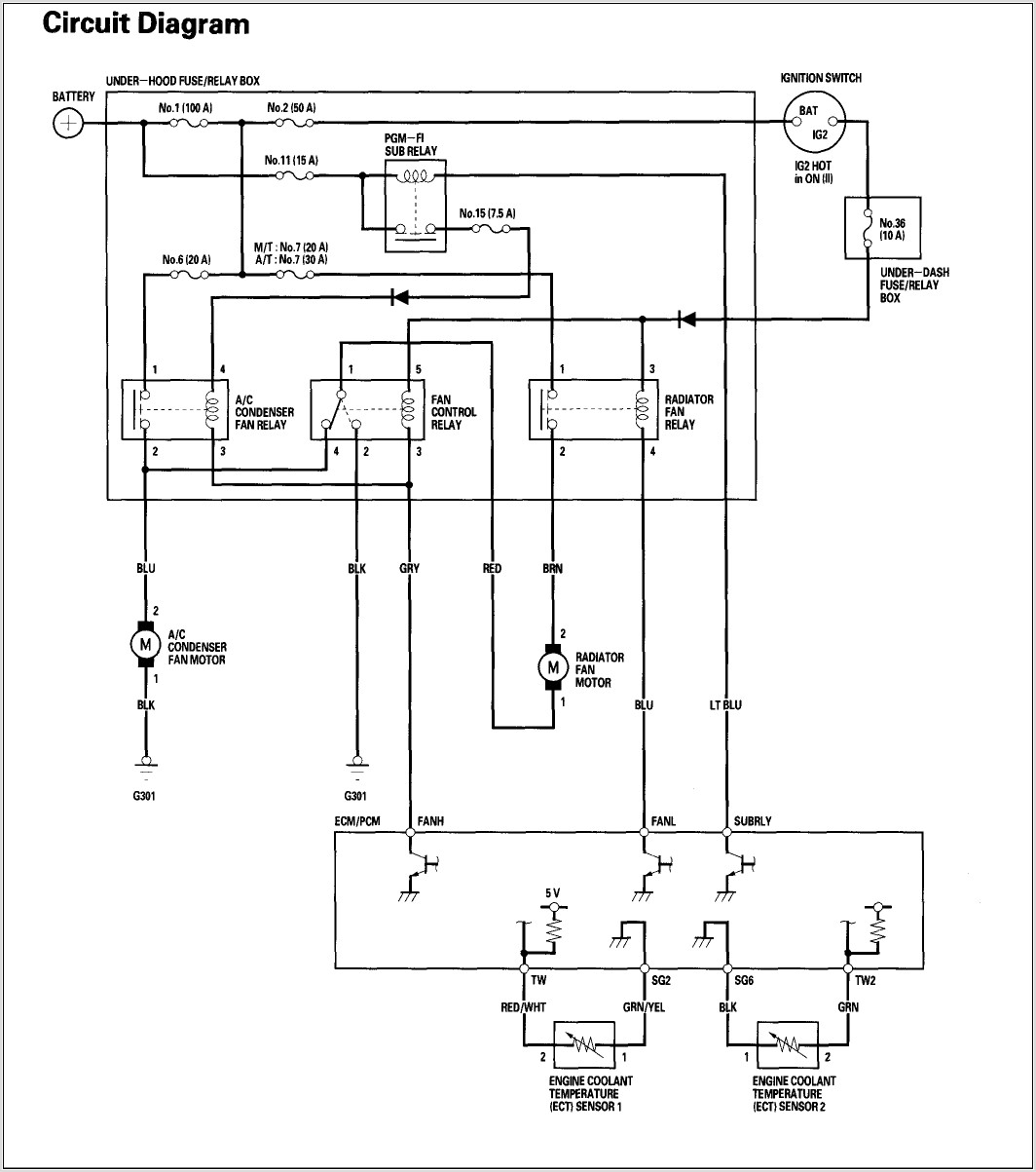 Manual Fan Switch Diagram