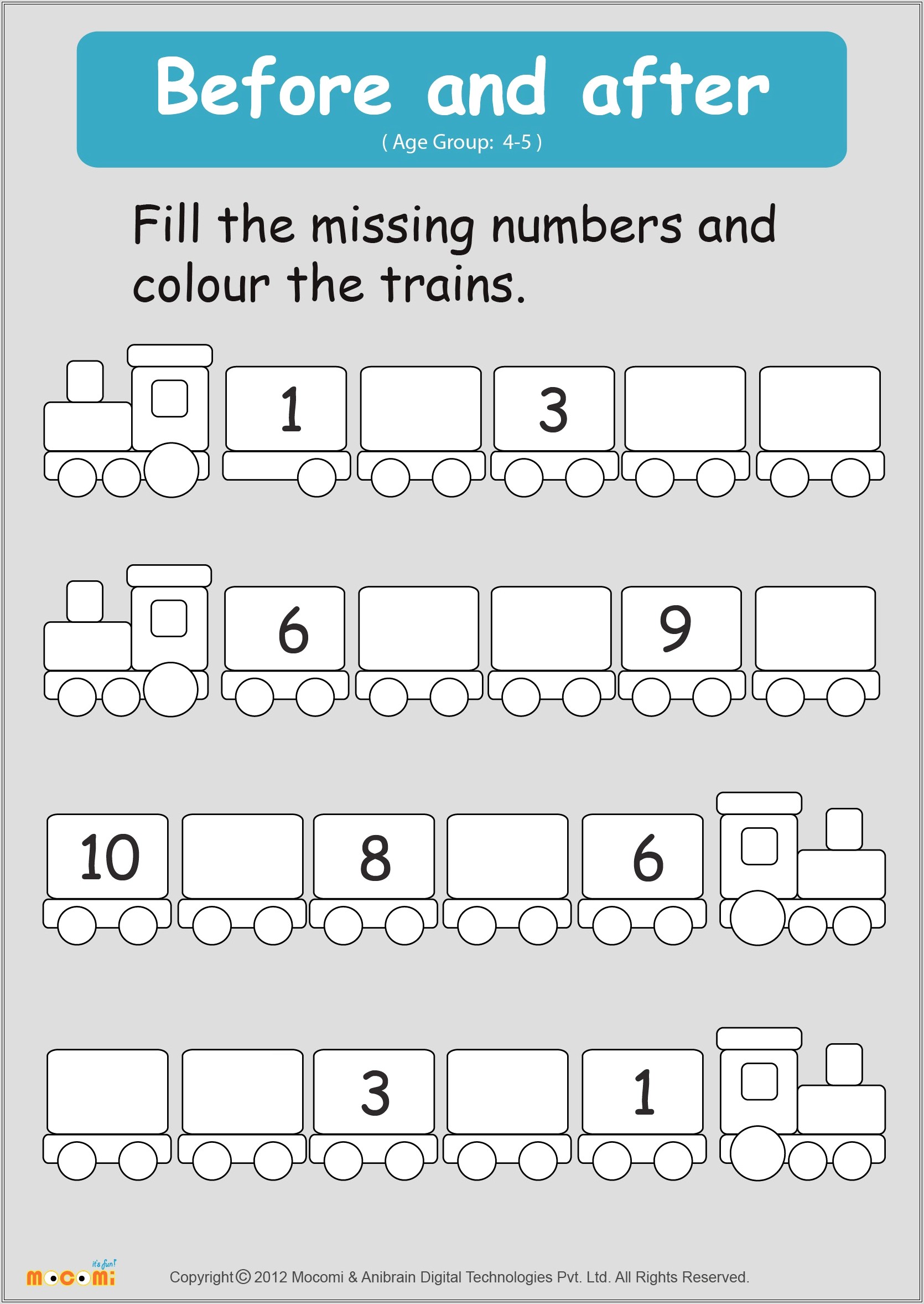Math Numbers Worksheets For Kindergarten