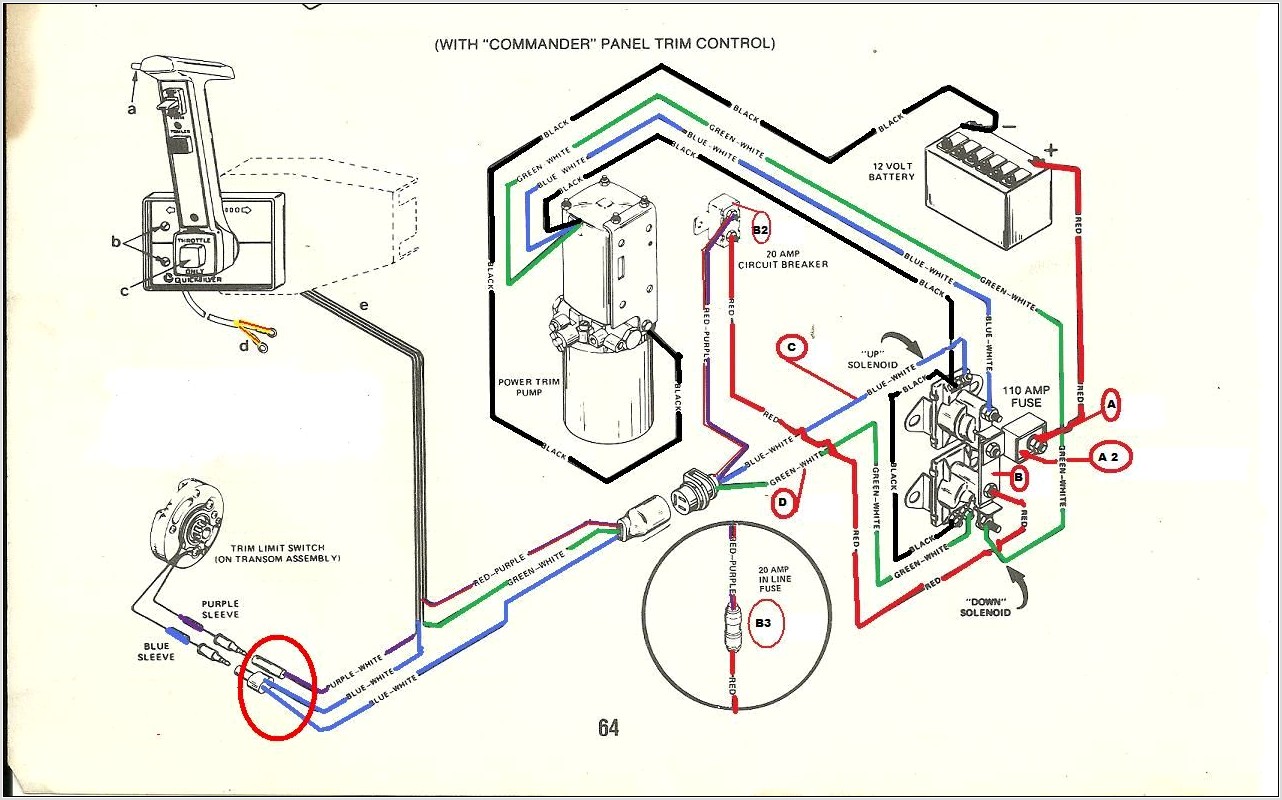 Mercruiser Power Trim Pump Diagram