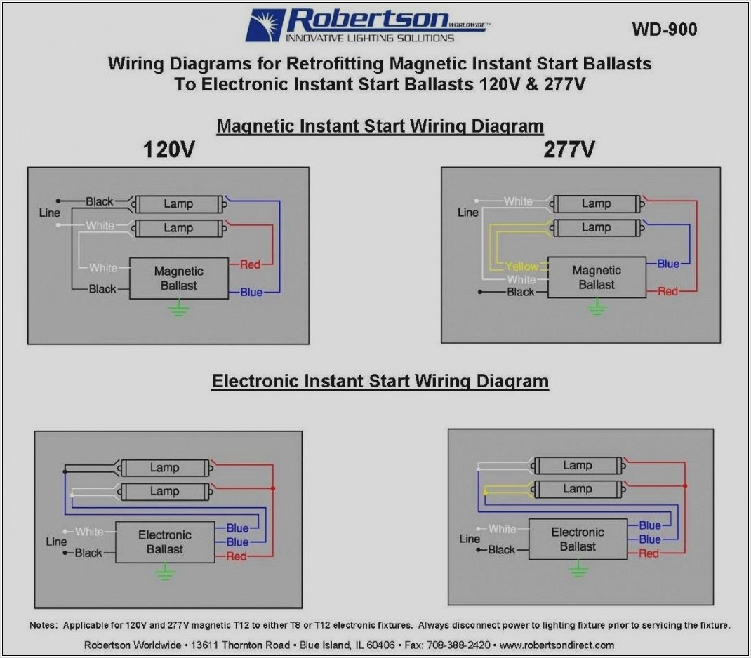 T12 Ballast Wiring Diagram