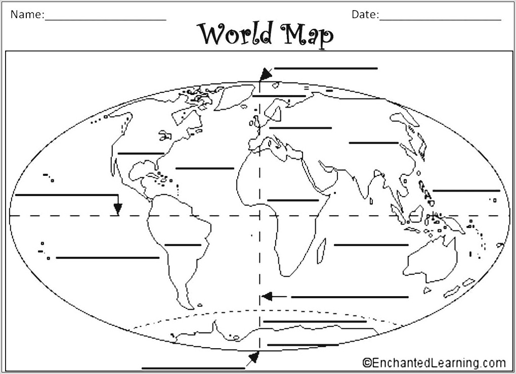 United States Map Lesson Worksheets