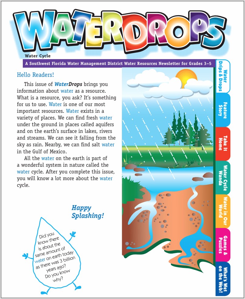 Water Cycle Lesson Worksheet