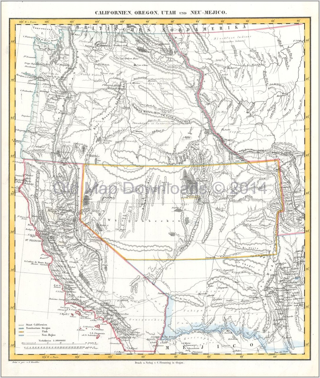Western United States Map Worksheet