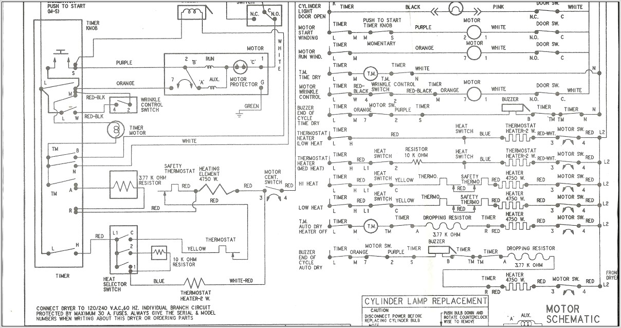 Wiring Diagram Kenmore Washer Model 110