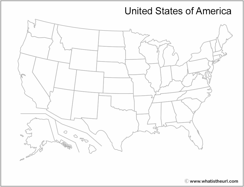 Worksheet Map Of United States