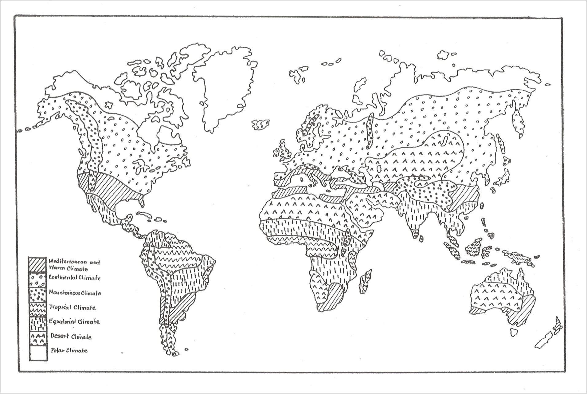 World Map Worksheet Ks2