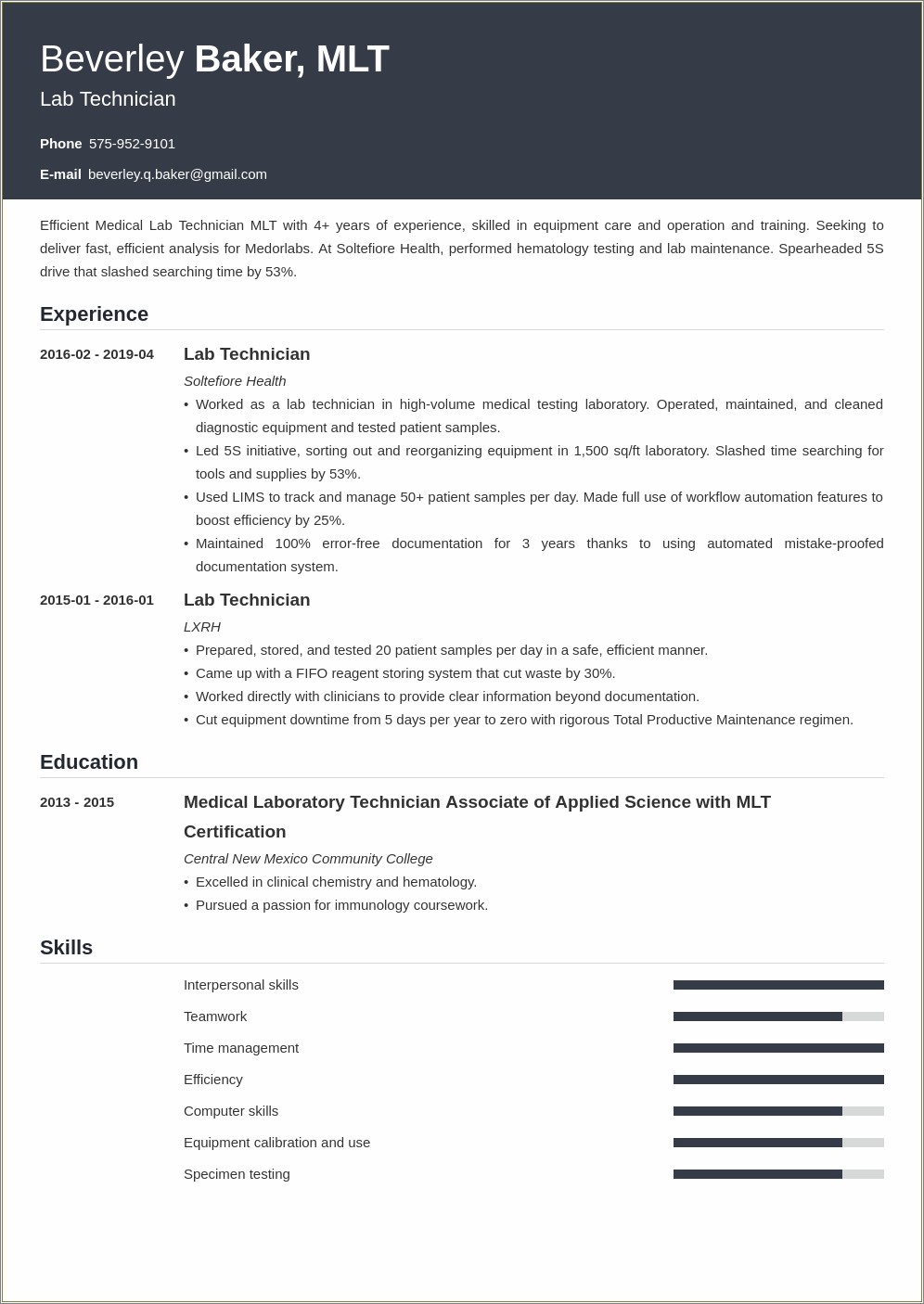 Computer Lab Assistant Resume No Experience