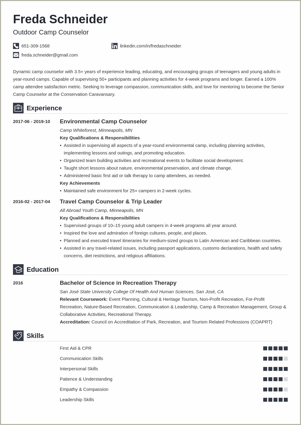 Corporate Travel Counselor Resume Sample Doc