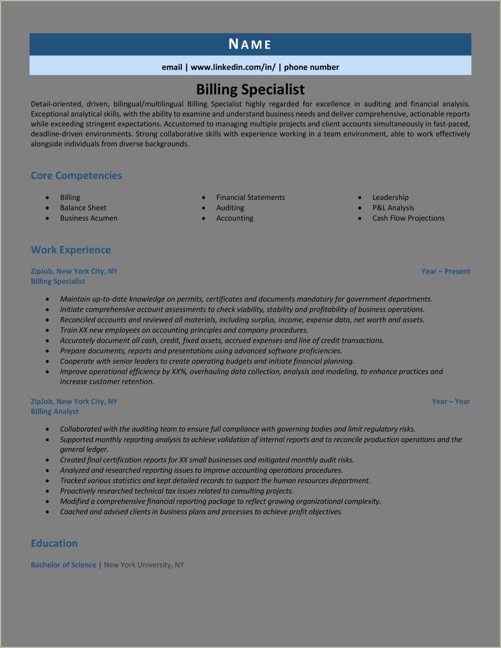 Debt Collection Specialist Job Description Resume Samples