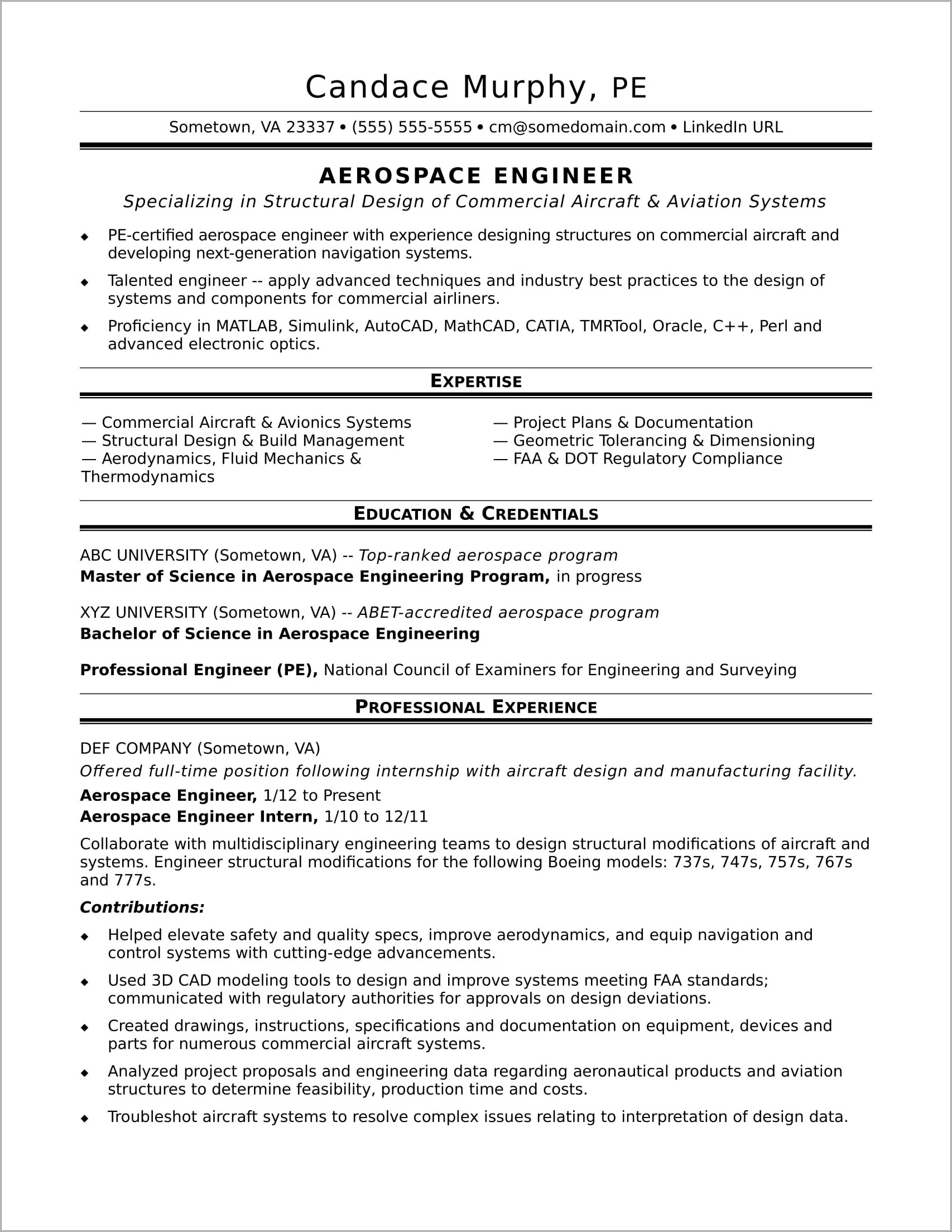 Example Of It Systems Engineer Resume