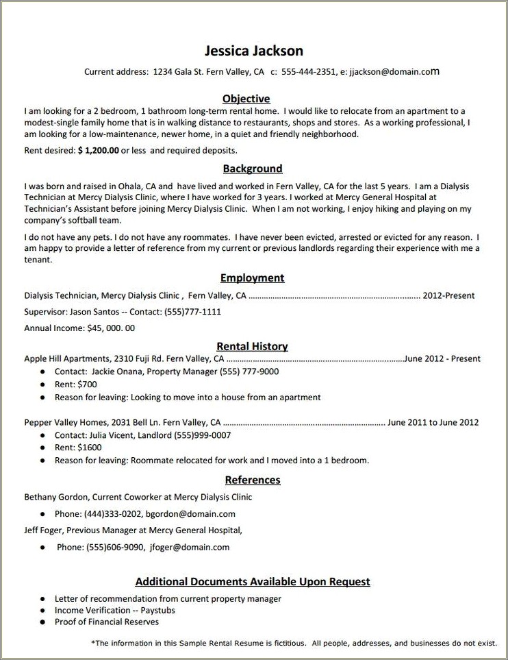 Free Sample Of Direct Worker Resume