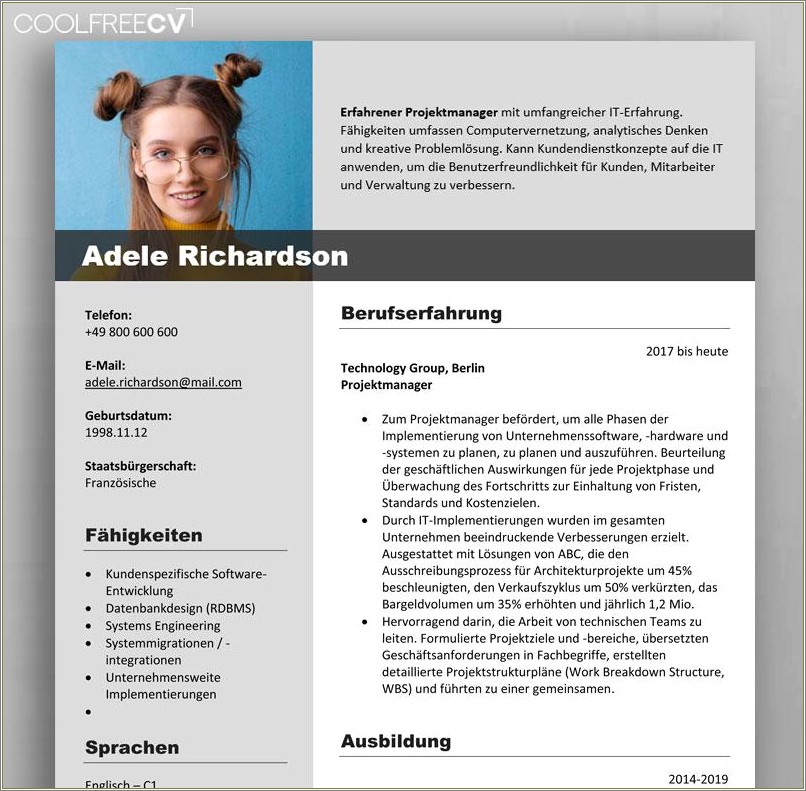 Music Resume For College Application Template