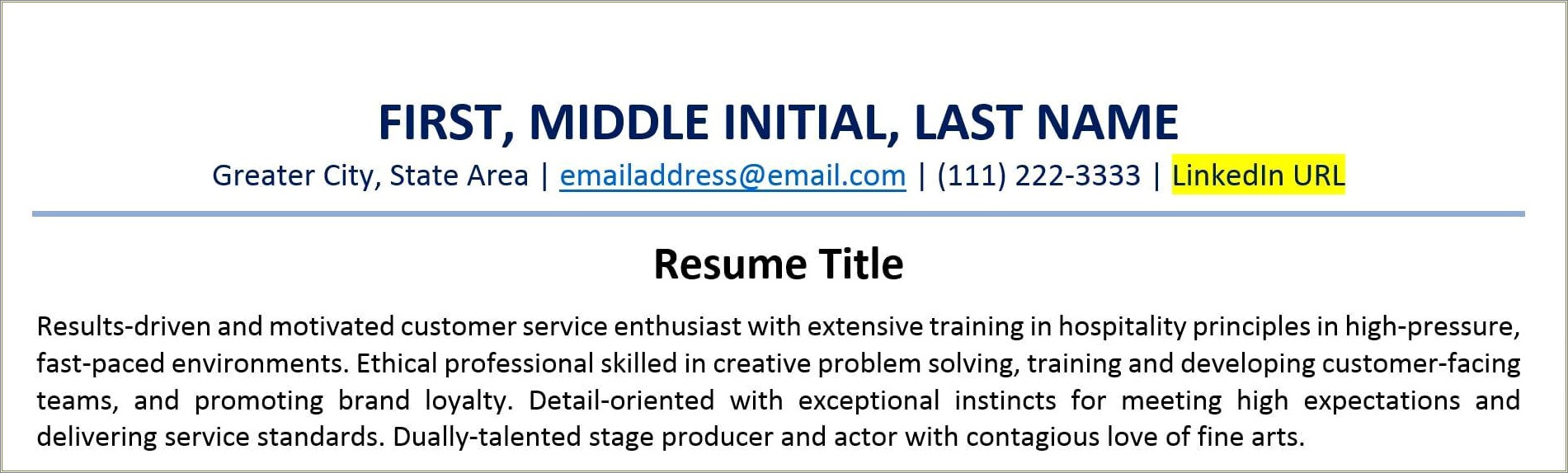 Resume Example For Railroad Job Career Change
