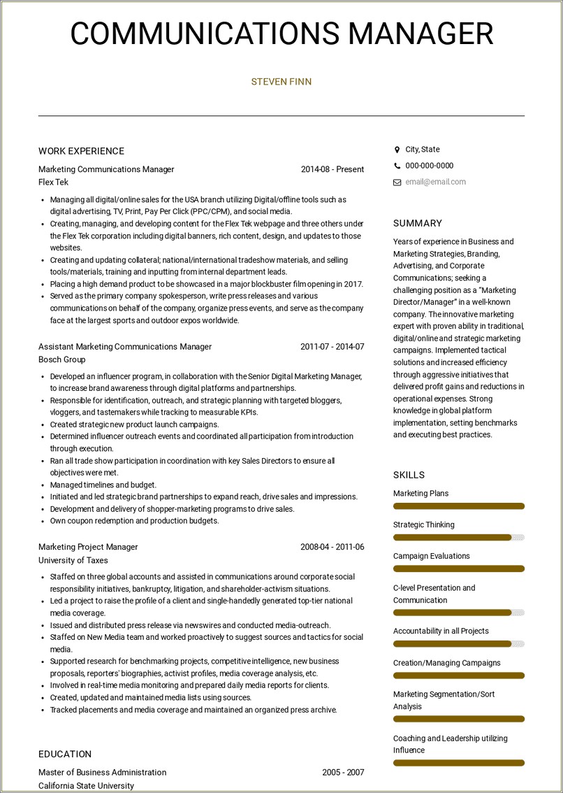 Resume Examples For A Debt Collector Position
