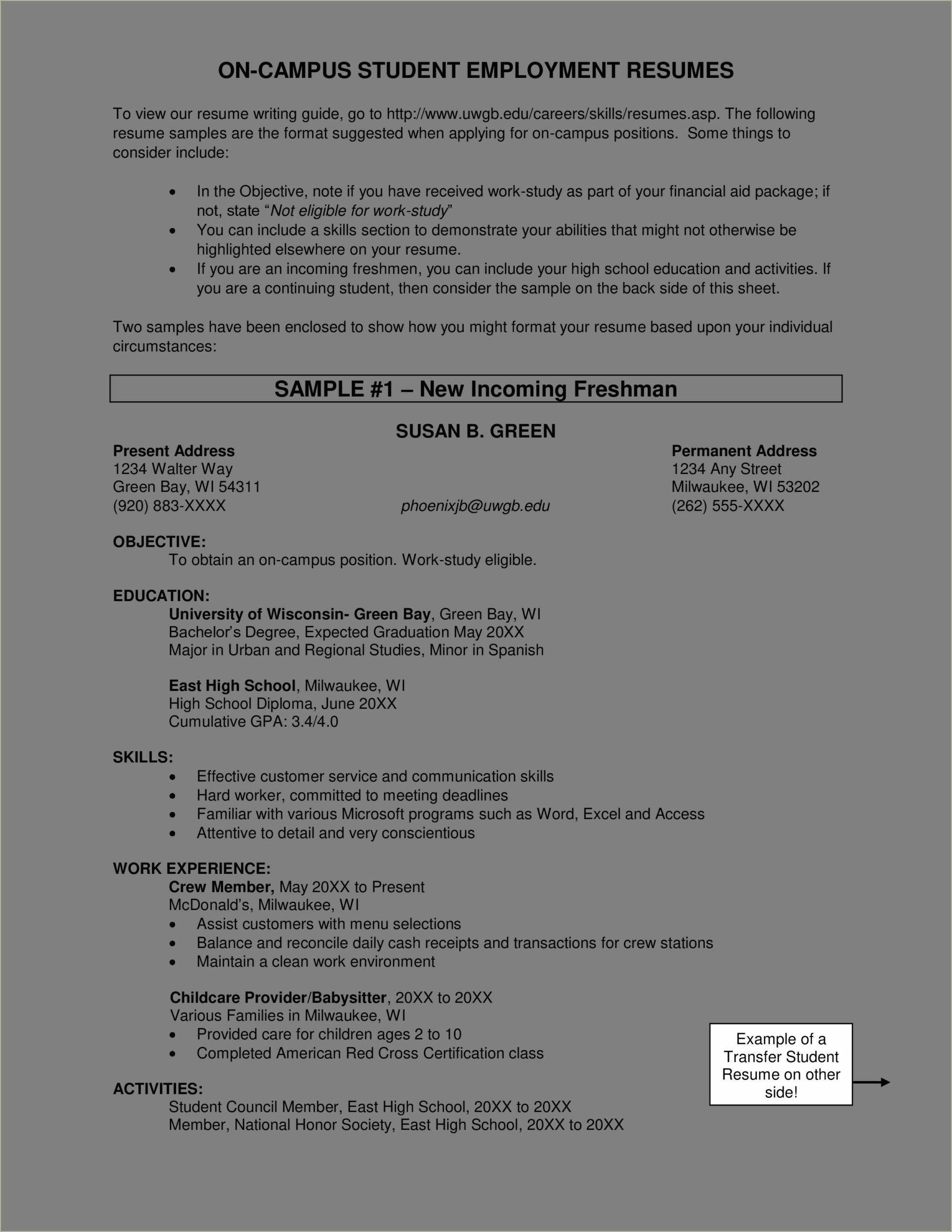 Resume For Lateral High School Teaching Position