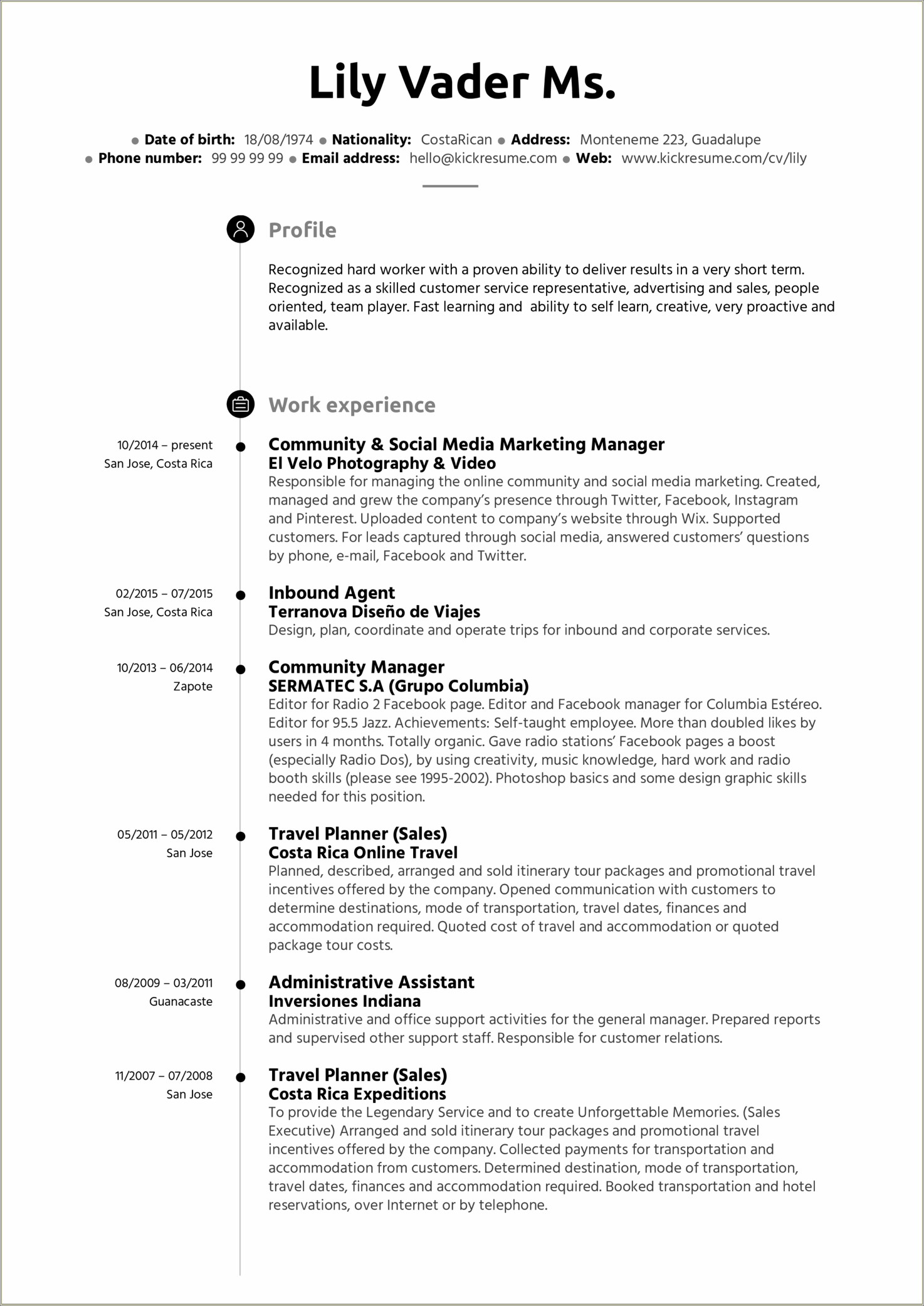 Resume Sample For An Office Assistant