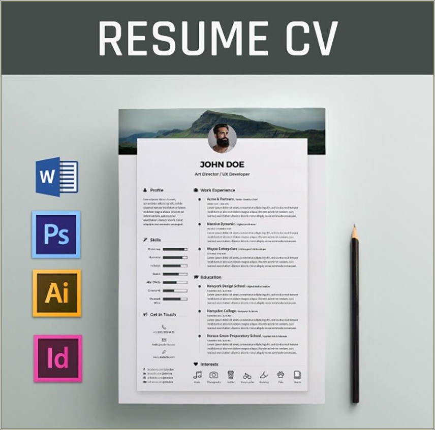 Resume Template For Students Free Download