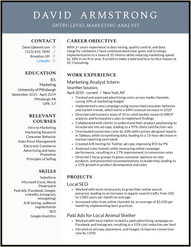 Sample Of A Animal Control Resume