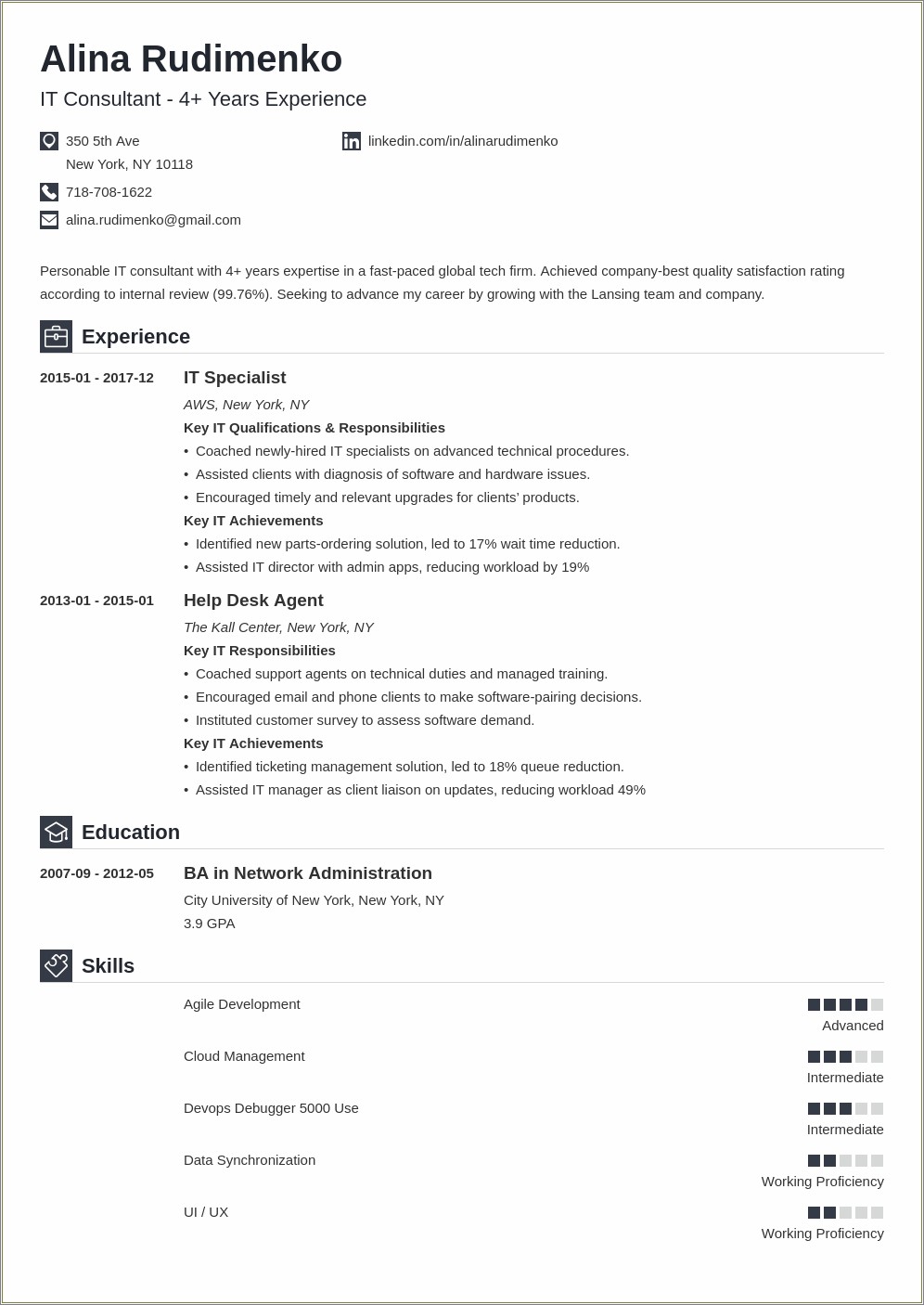 Sample Of Job Description Corporate Responsibility Resume